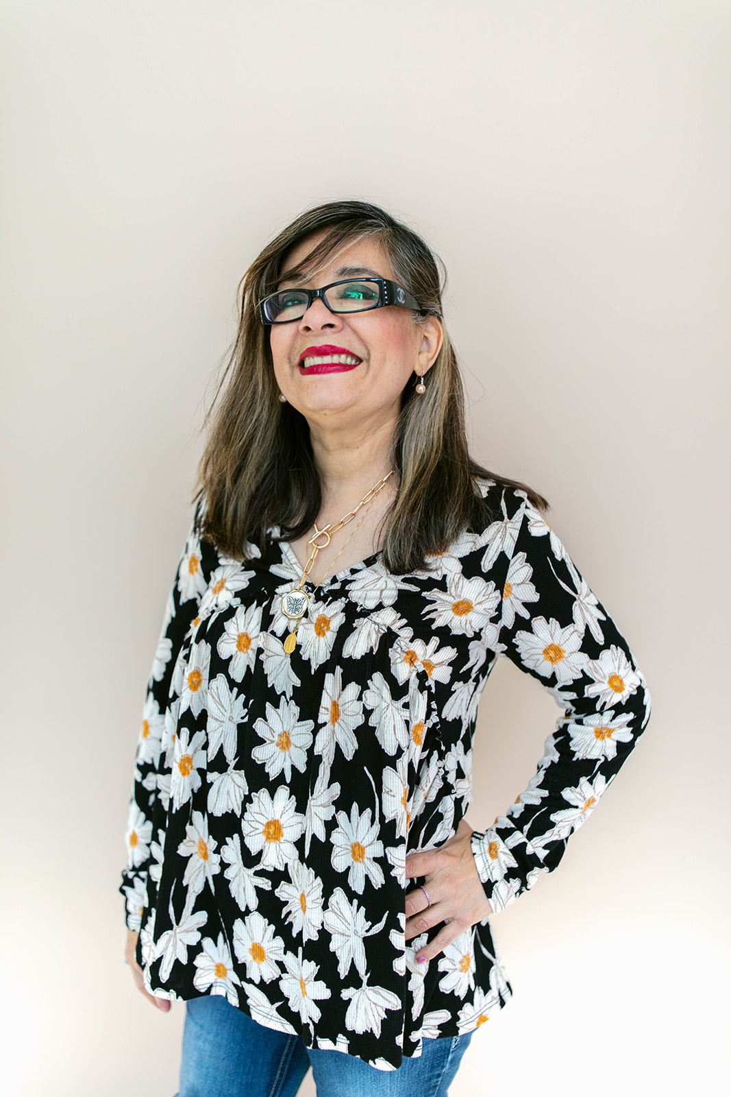 Make No Mistake Floral Top Taby's Pick***