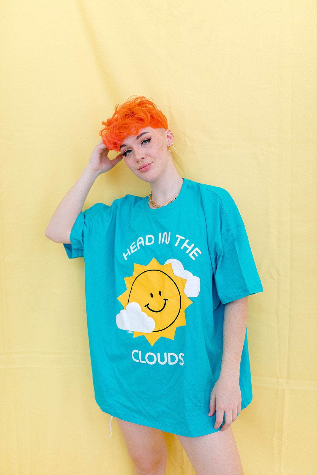 TABY ORIGINAL: Head In The Clouds Boxy Top EXTREME PUFF***