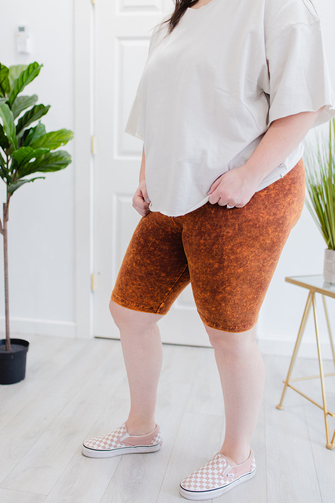 My Rad Biker Shorts In ARIZONA MUSTARD***