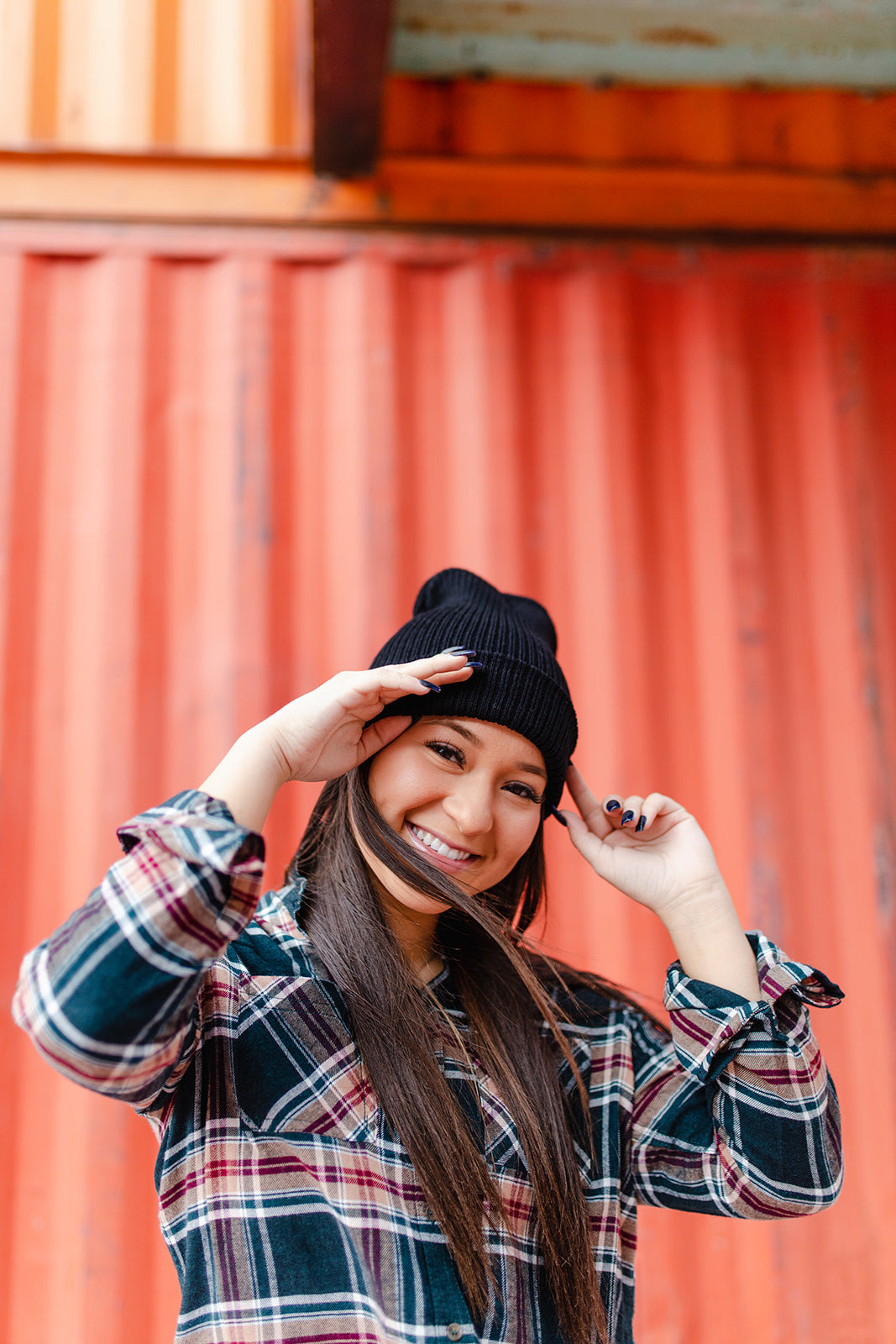 CHAD PLAID TOP