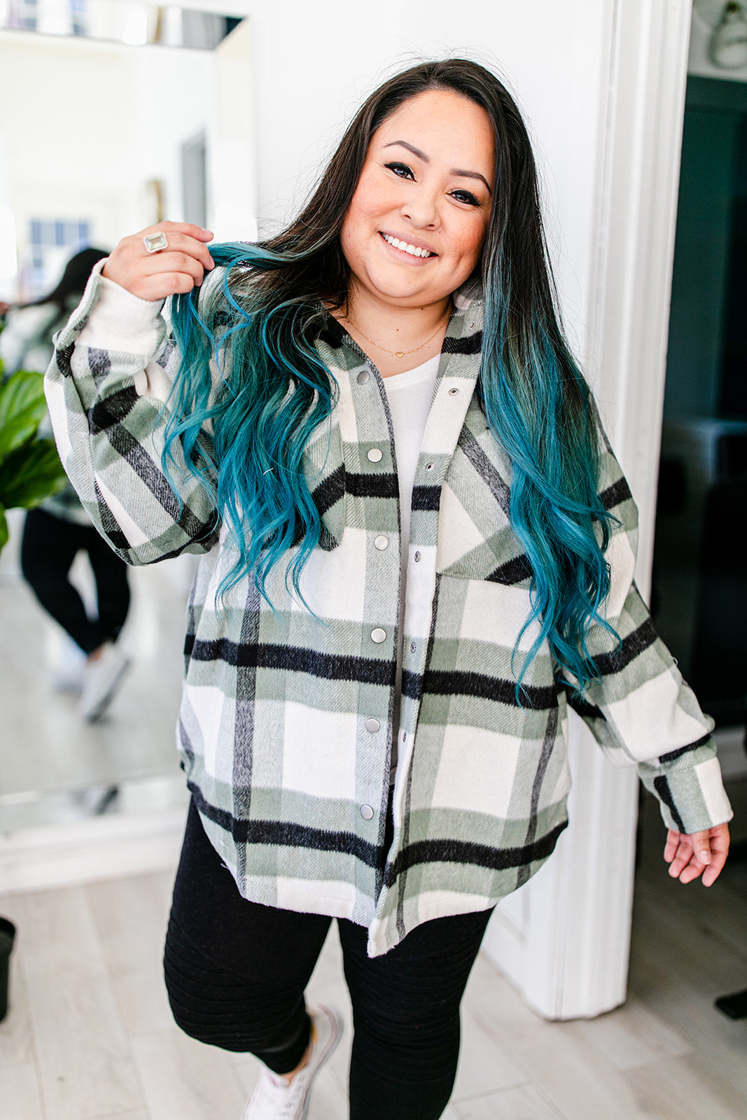 Big On The Internet Jacket In SAGE***