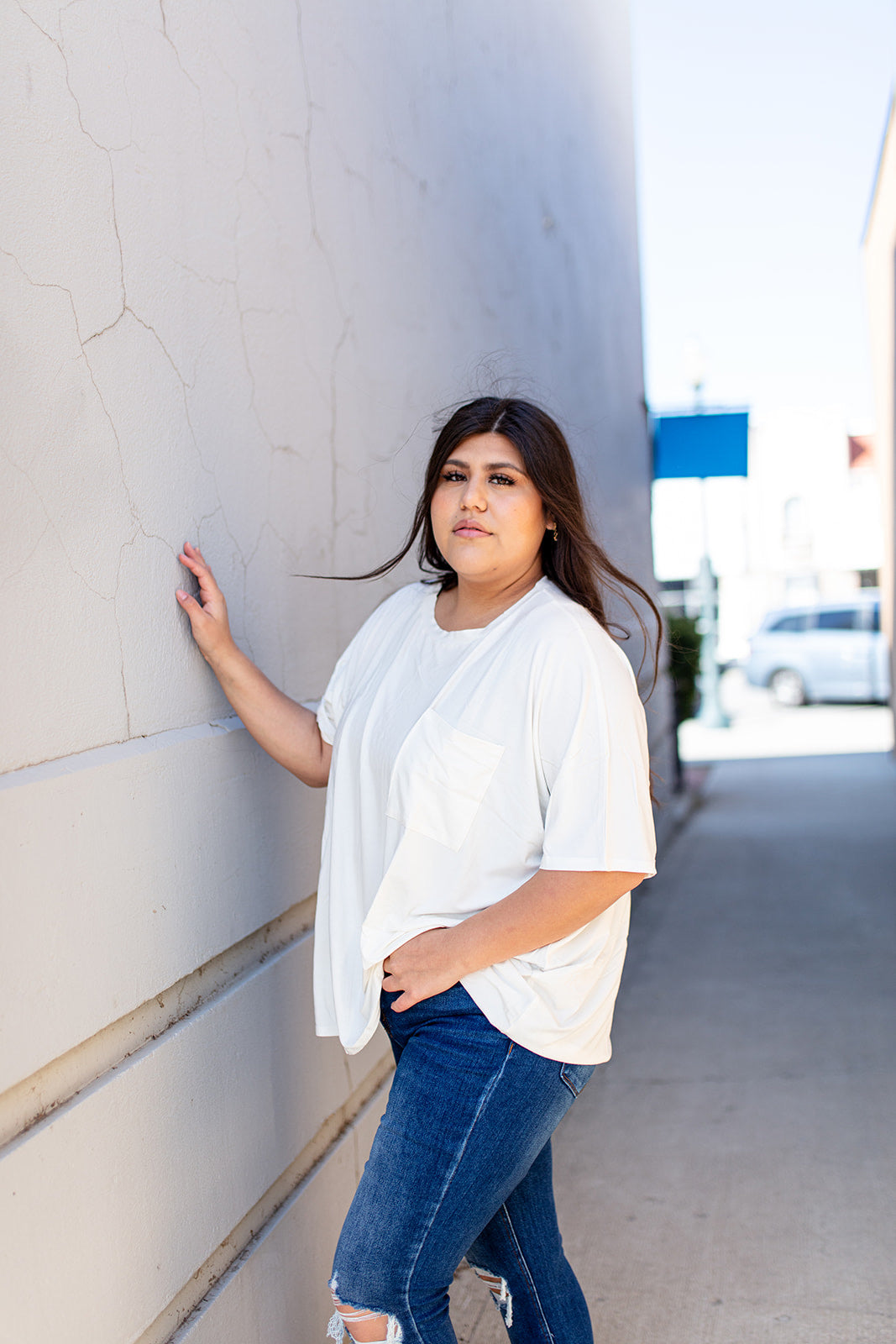 We’re Good Pocket Top In IVORY***