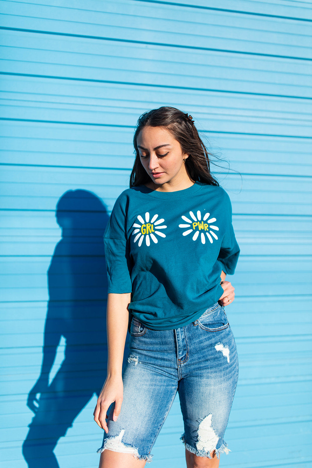 TABY ORIGINAL DESIGN: Girl Power Boxy Knit Top