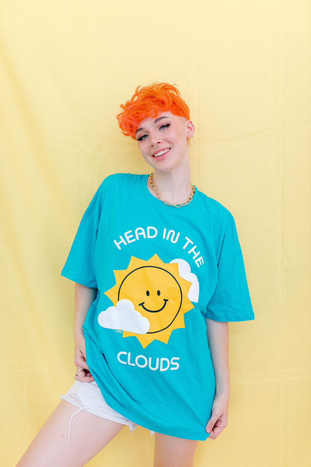 TABY ORIGINAL: Head In The Clouds Boxy Top EXTREME PUFF***