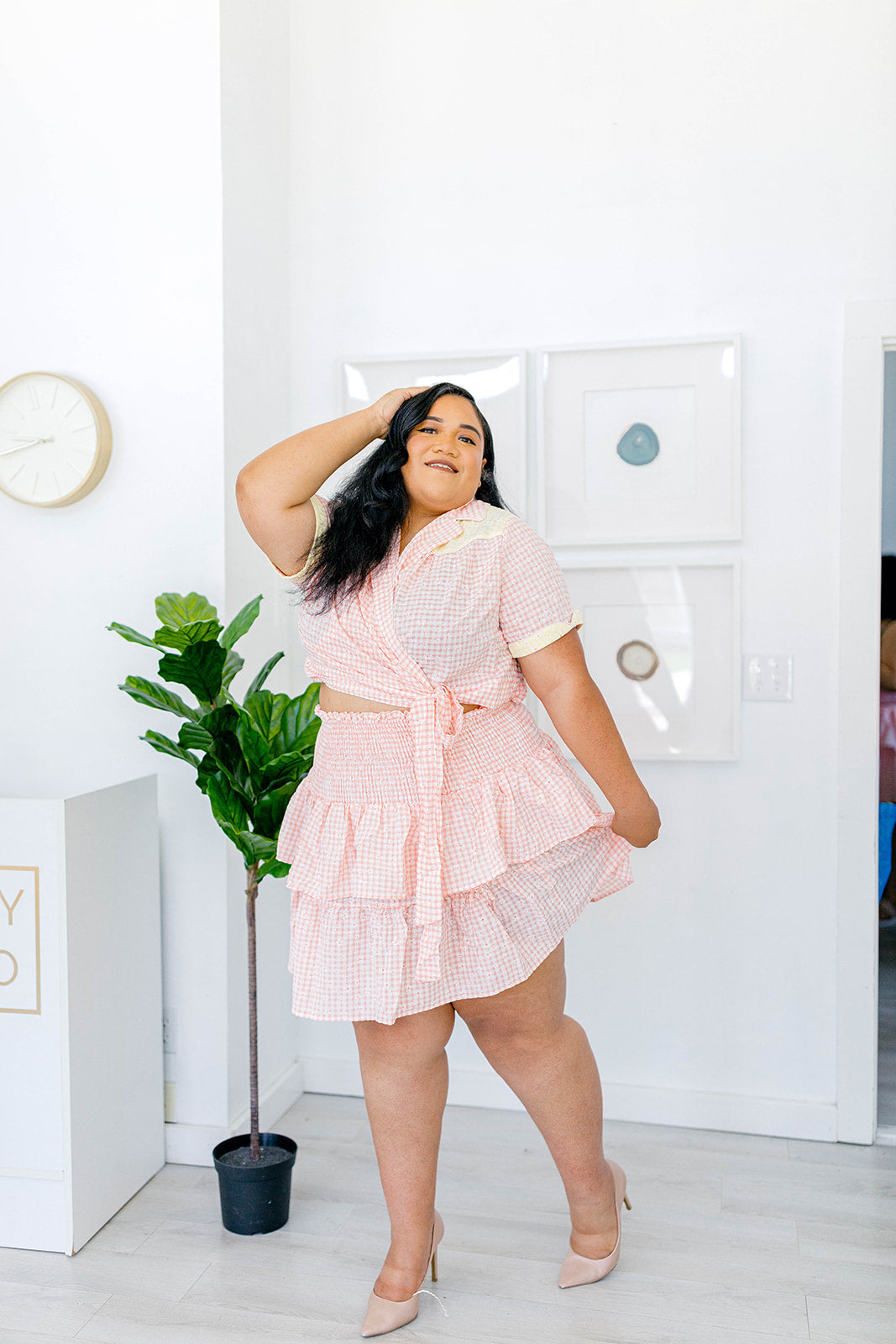 The Cutest Gingham Top Sizes XS-5X!***
