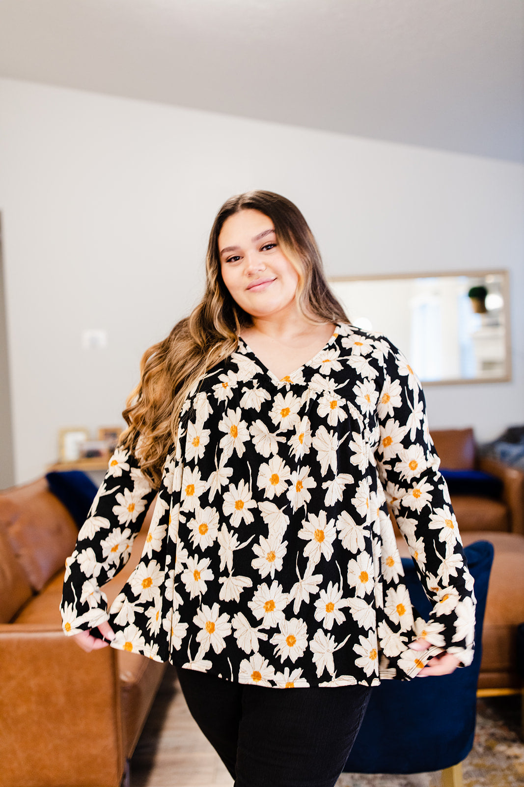 Make No Mistake Floral Top Taby's Pick***