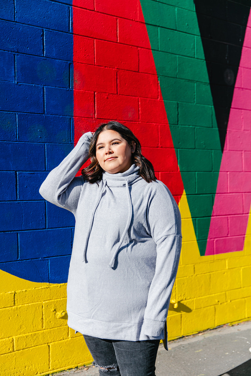 Frankie Funnel Neck Sweater