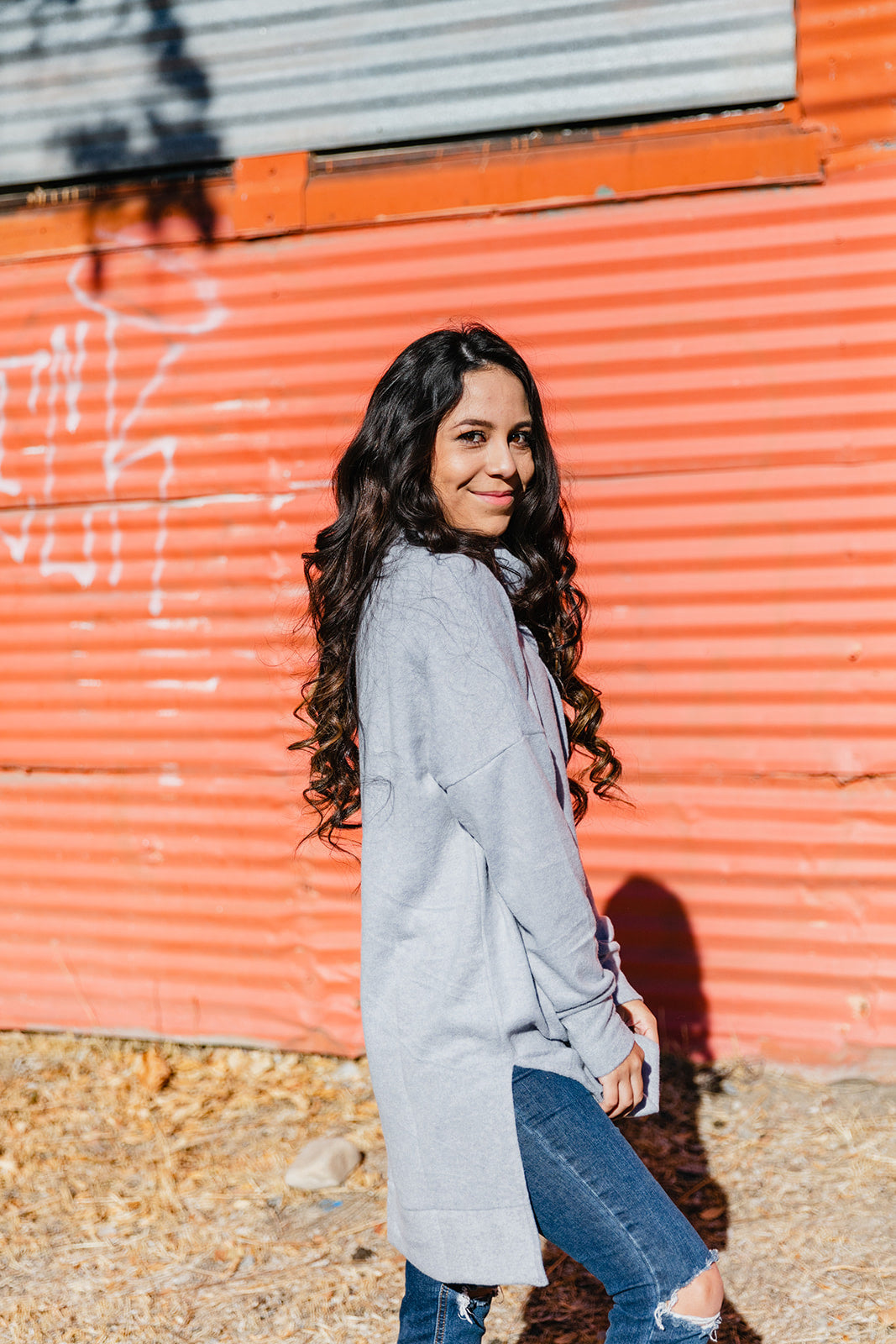 Frankie Funnel Neck Sweater