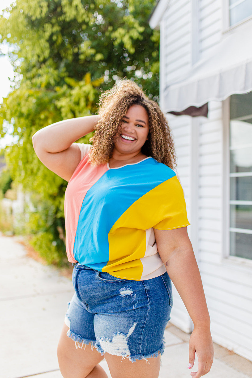 New Girl Striped Top