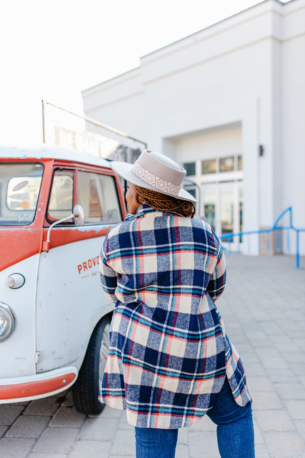 Vagabond Plaid Jacket In TAUPE*** RESTOCKED*** AVAILABLE IN SIZES SMALL-3X!!***
