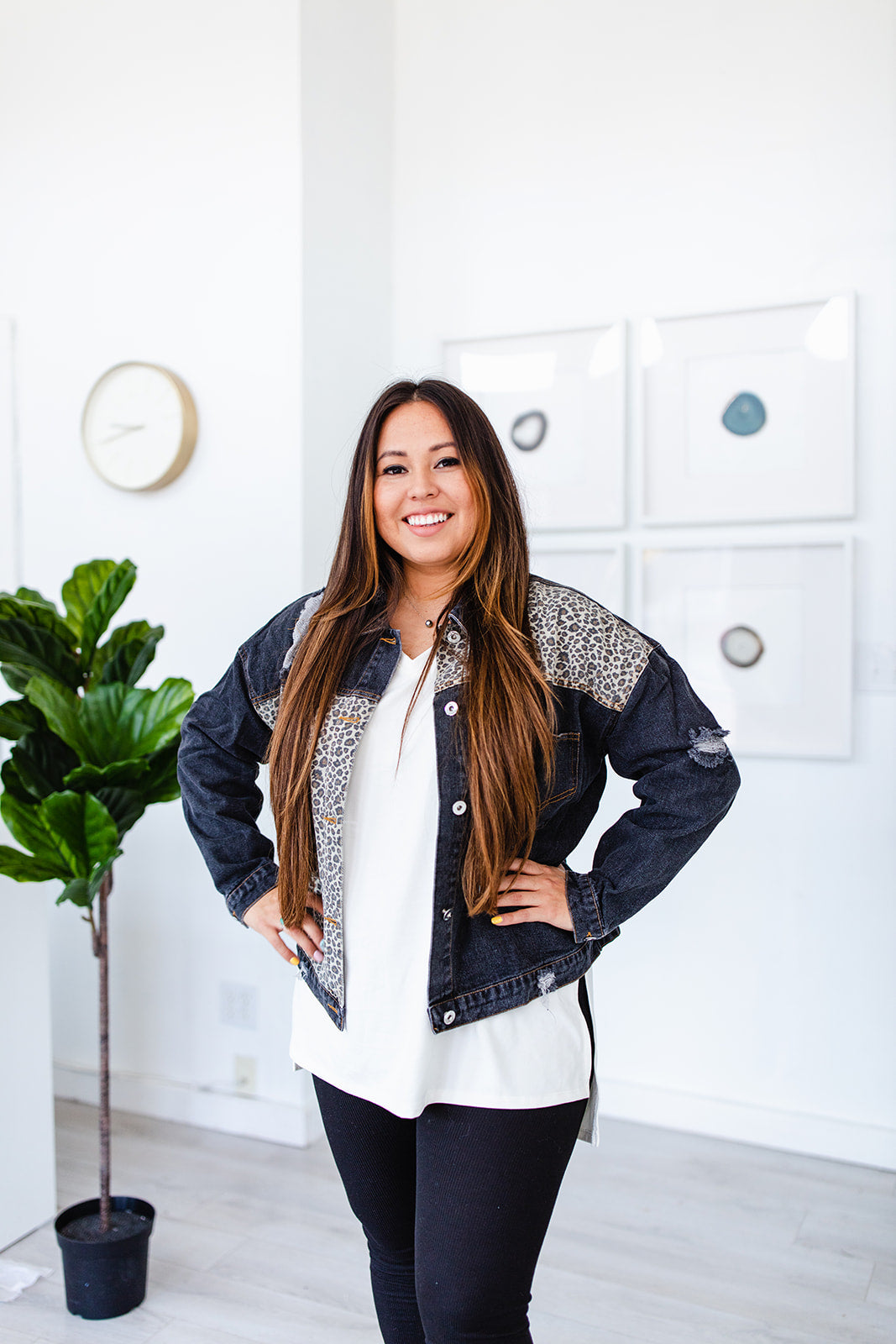 Goodness Gracious Denim Jacket In CHARCOAL*** TABY'S PICK