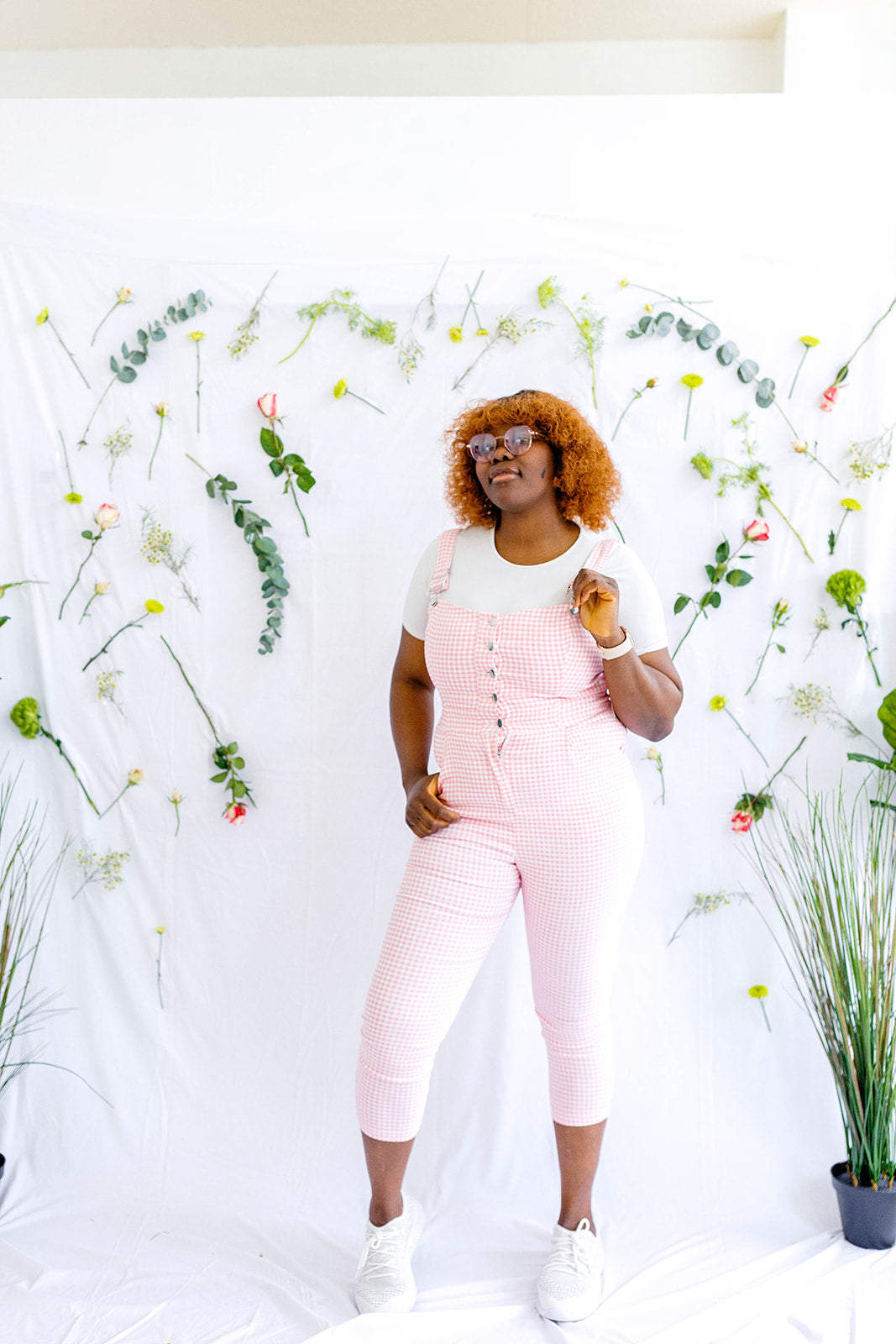 Serendipity Gingham Overalls XS-5X***