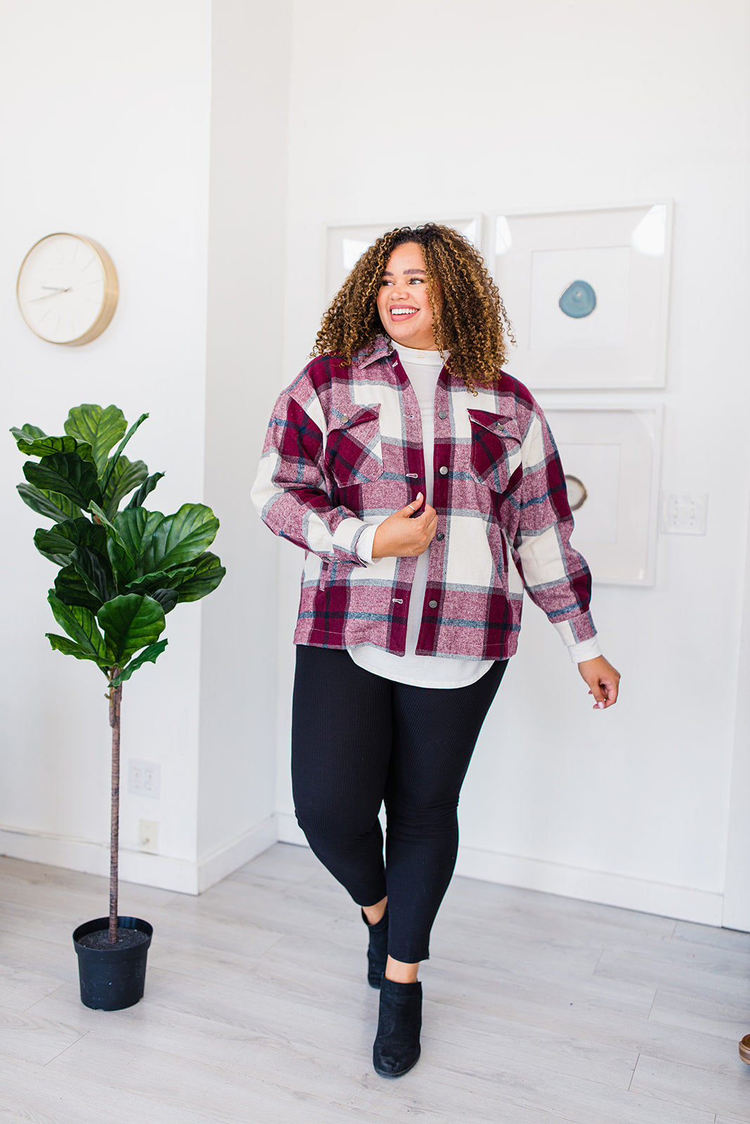 My Baggage Fadin’ Plaid Jacket