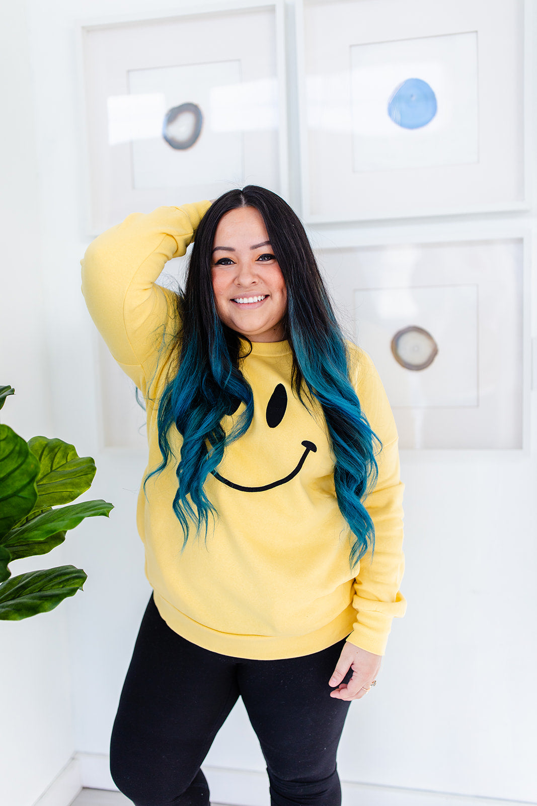 TABY ORIGINAL DESIGN: Smiley Pullover EMBROIDERED*** RESTOCKED***