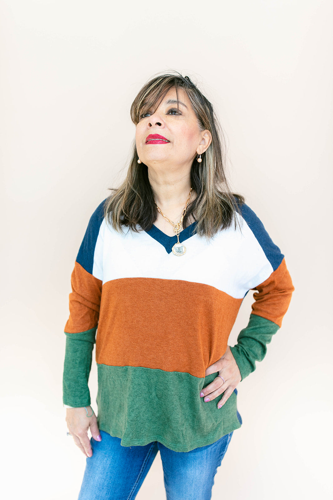 Embrace The Future Striped Top