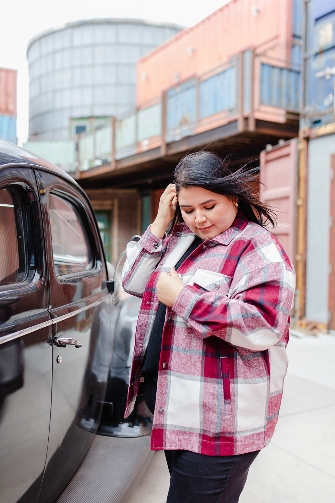 My Baggage Fadin’ Plaid Jacket