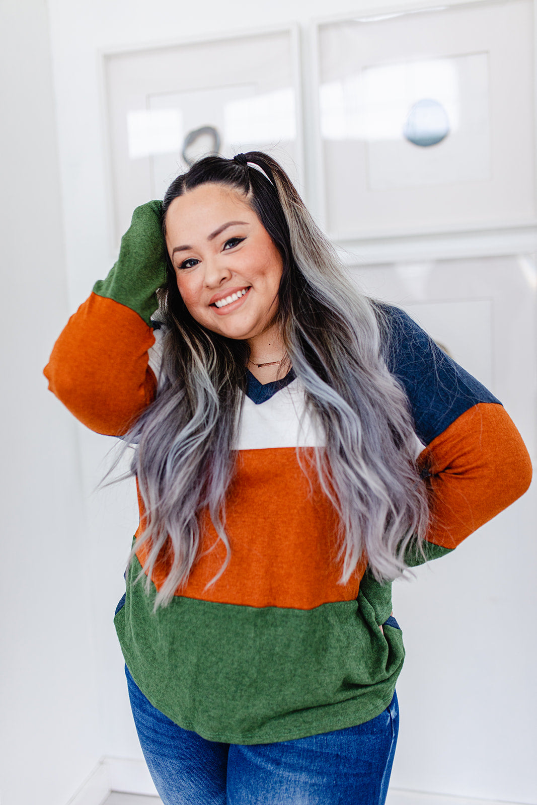 Embrace The Future Striped Top