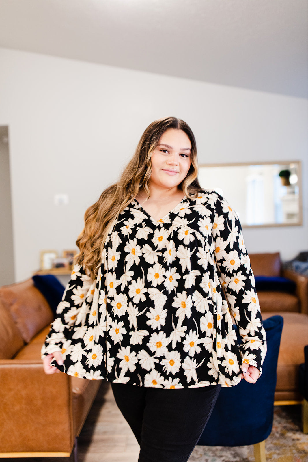 Make No Mistake Floral Top Taby's Pick***