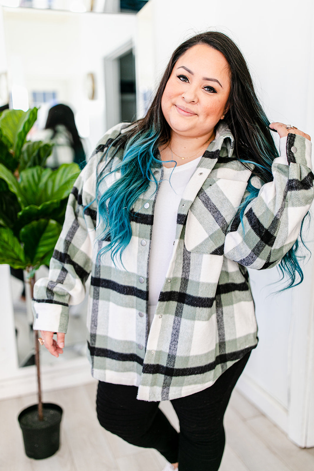 Big On The Internet Jacket In SAGE***