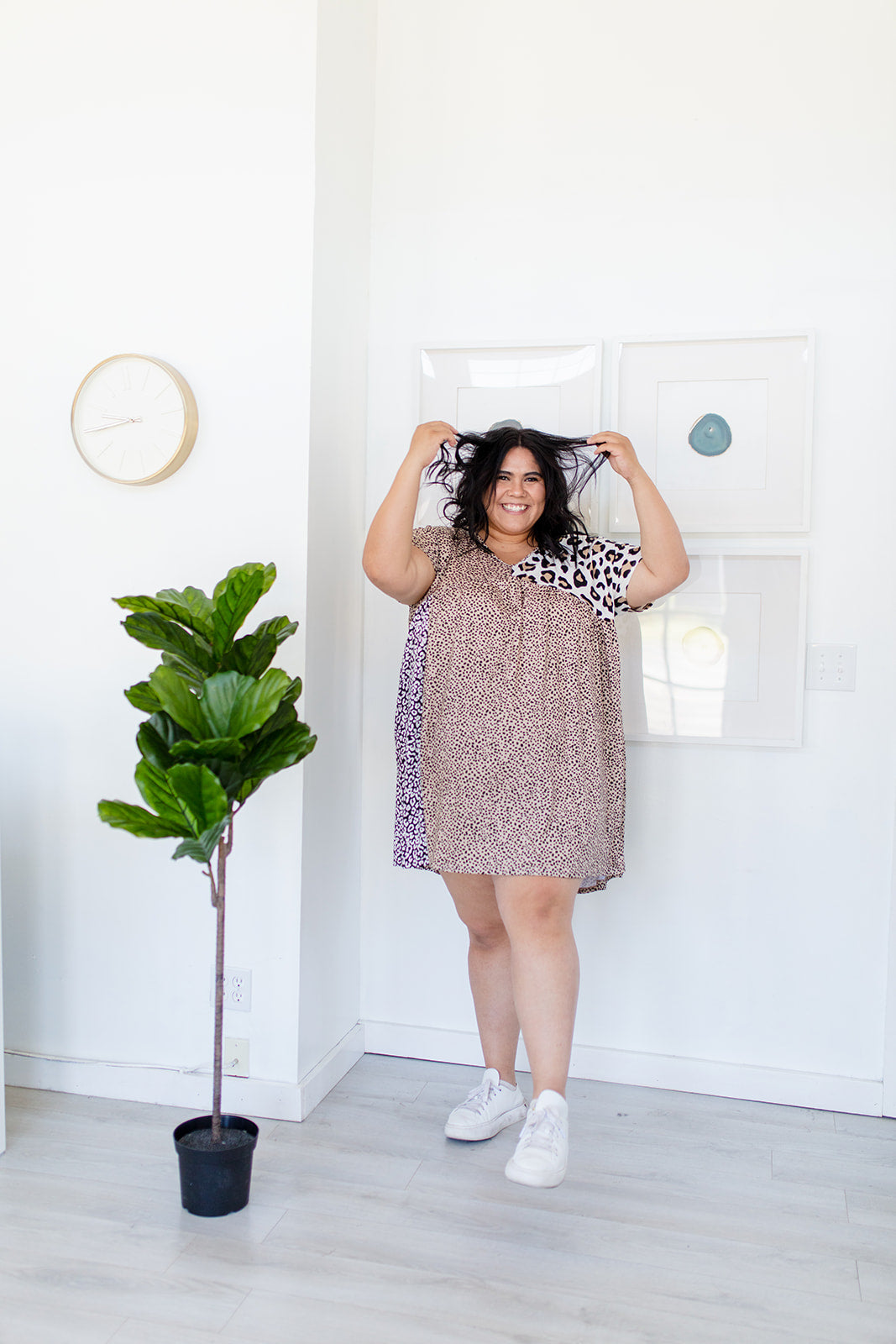 Fiercely Dotty Patchwork Dress BERNIES PICK***