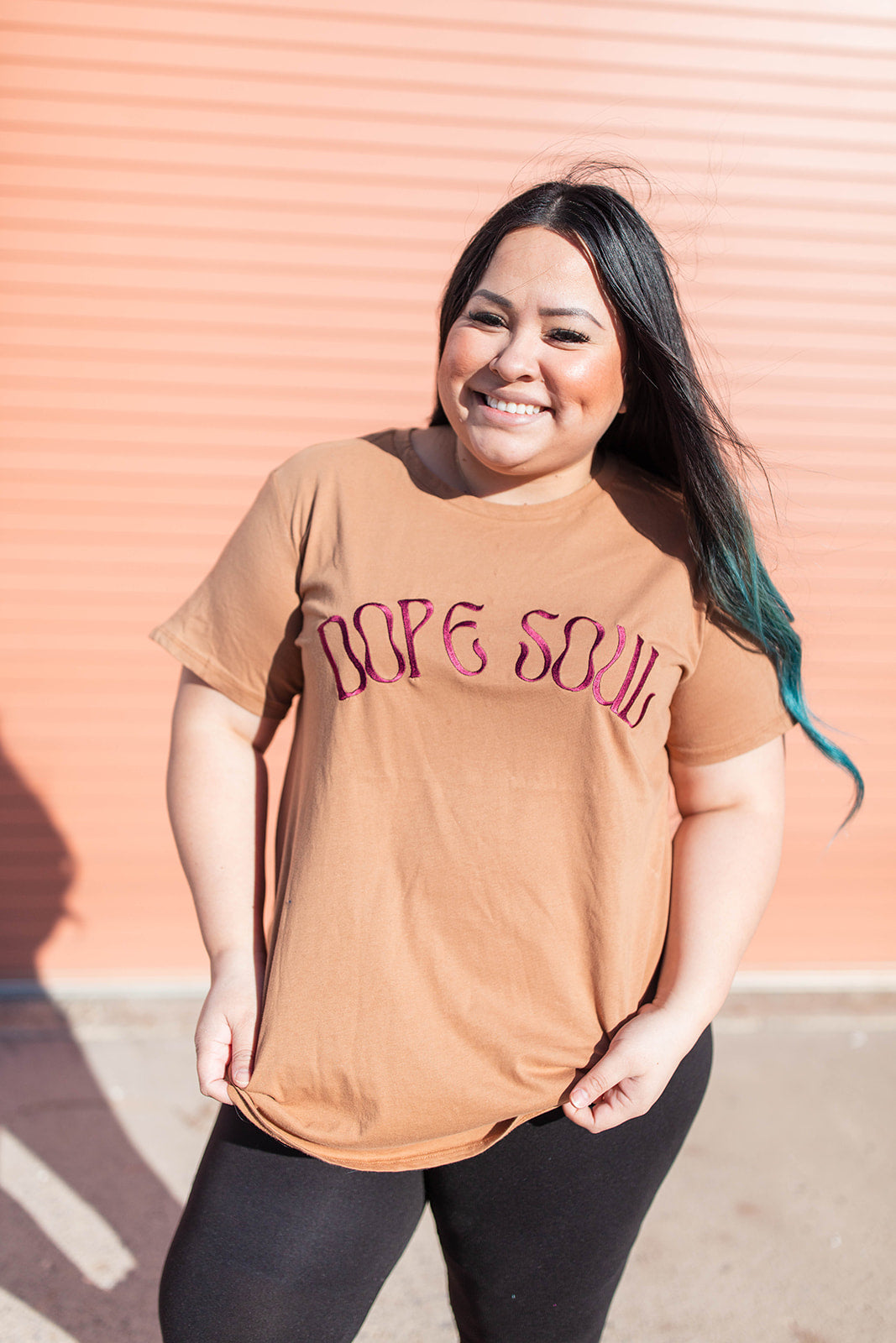 TABY ORIGINAL DESIGN: Dope Soul Tee EMBROIDERED***