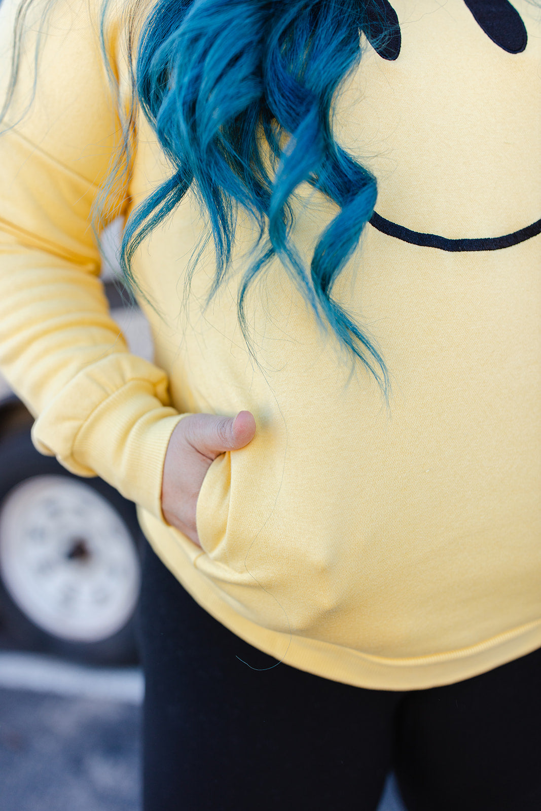 TABY ORIGINAL DESIGN: Smiley Pullover EMBROIDERED*** RESTOCKED***