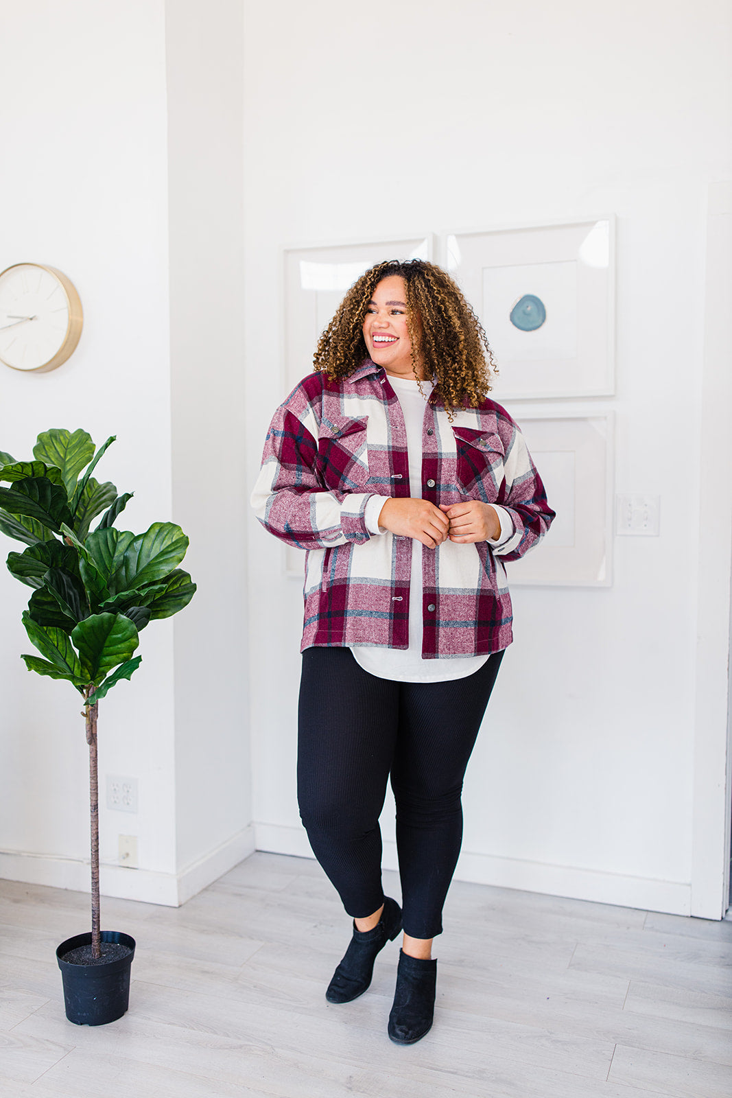 My Baggage Fadin’ Plaid Jacket