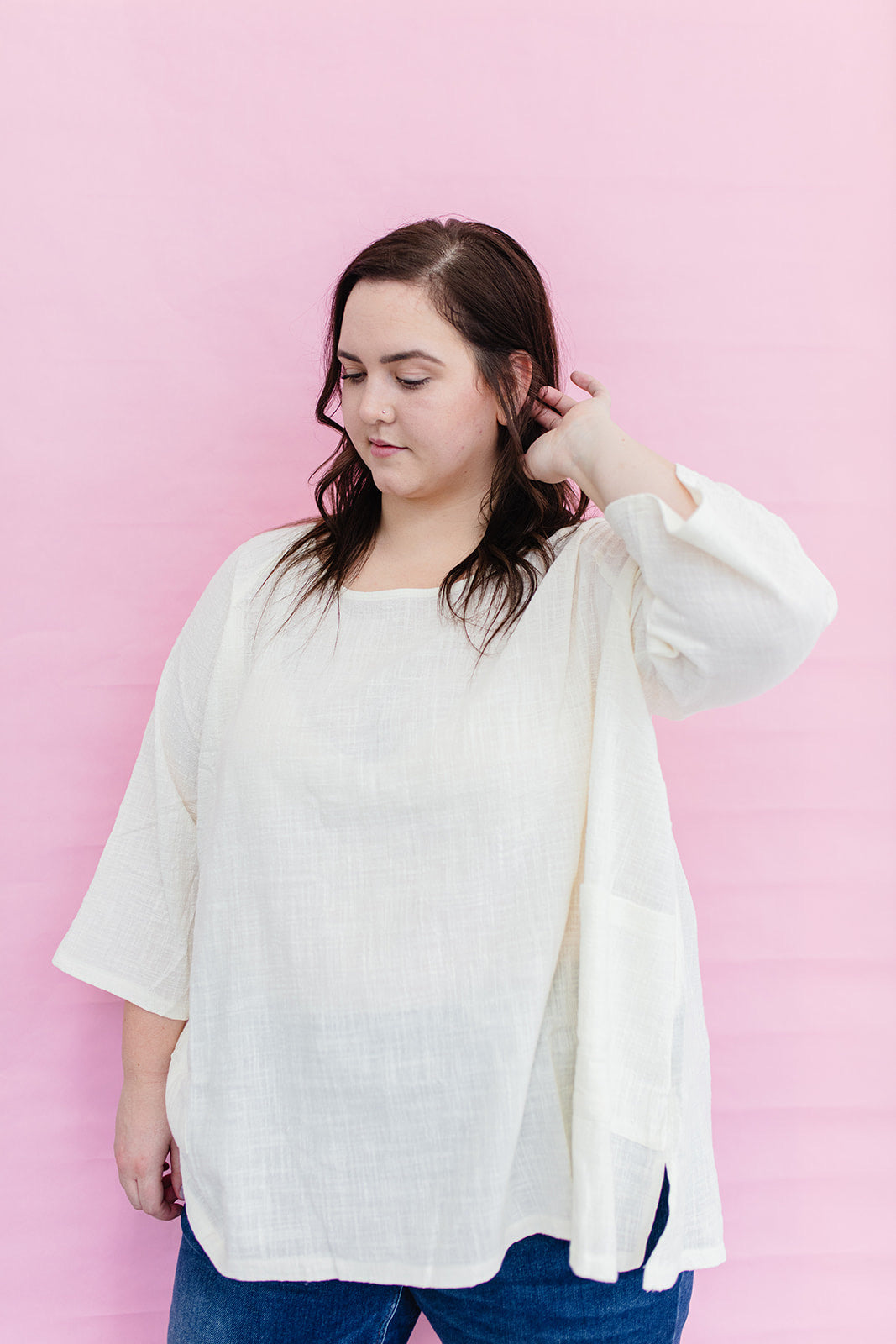 Oversized Boho Blouse Bernie's Pick***