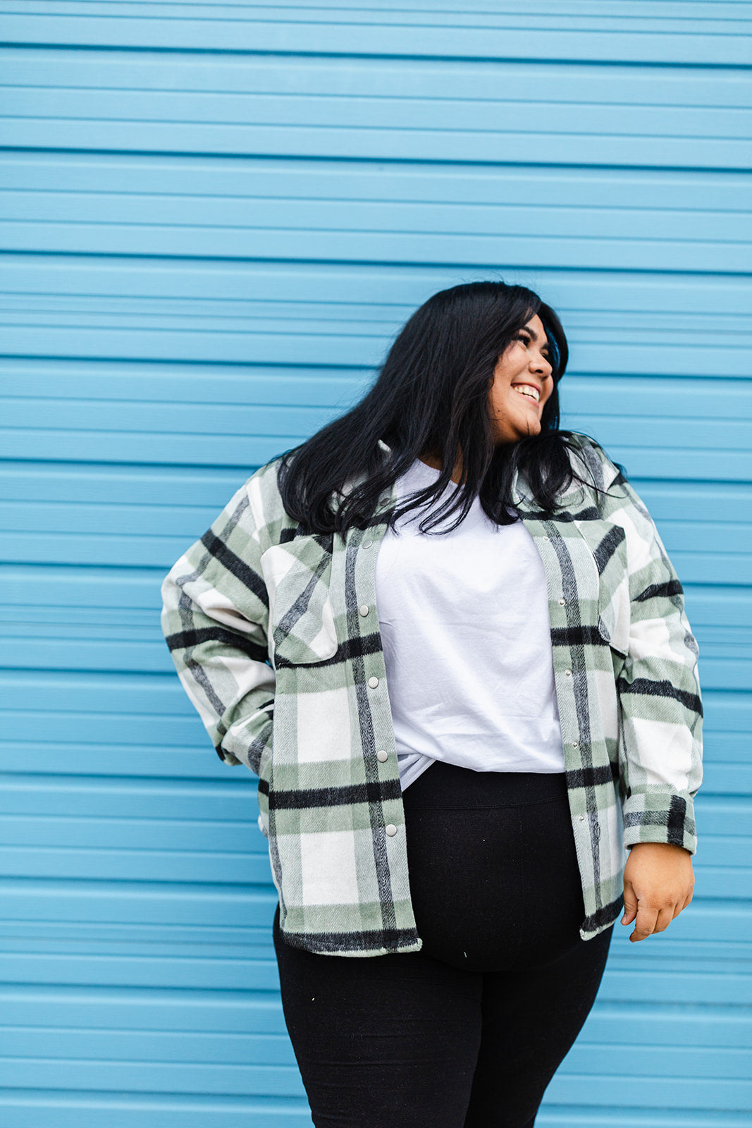 Big On The Internet Jacket In SAGE***