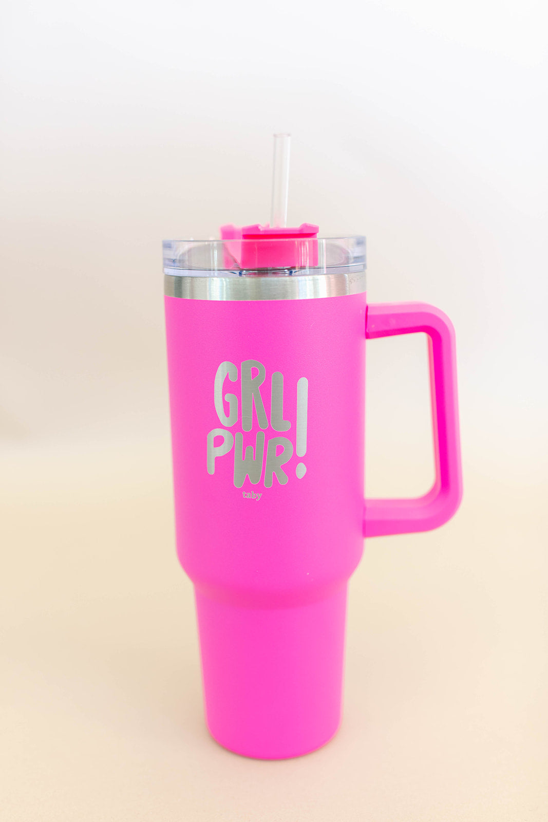 TABY ORIGINAL: 40 OZ GRL PWR TUMBLER RESTOCKED***