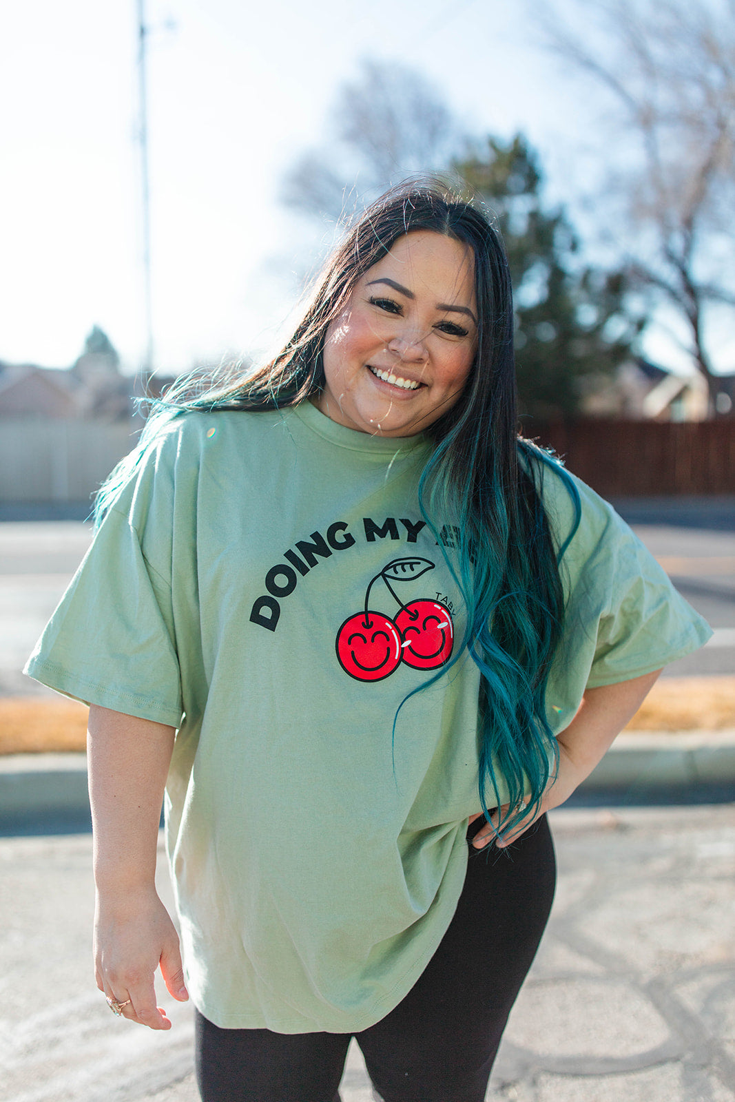TABY ORIGINAL DESIGN: Doing My Best Boxy Tee RESTOCKED **
