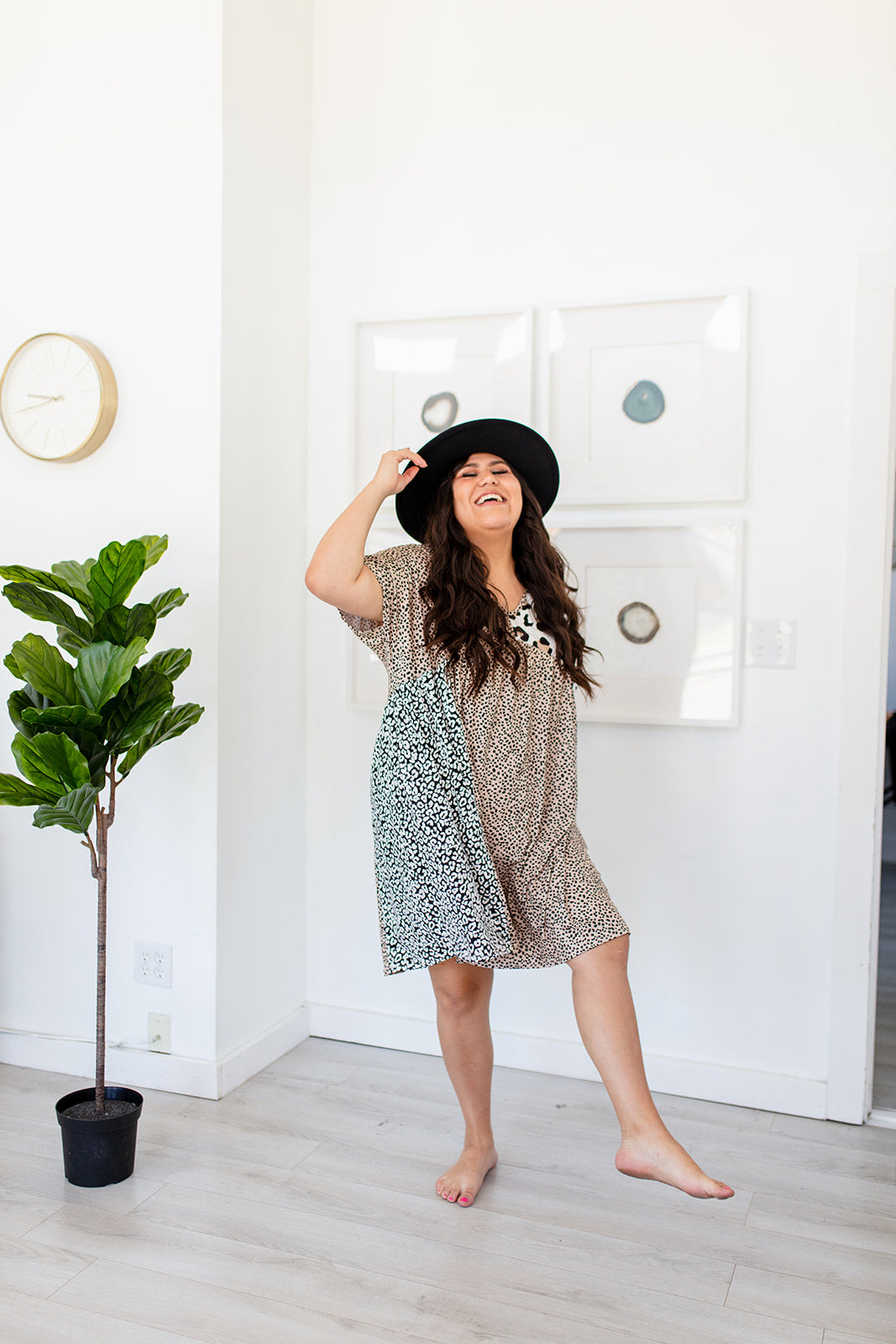 Fiercely Dotty Patchwork Dress BERNIES PICK***