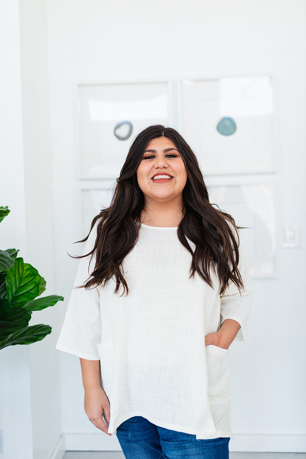 Oversized Boho Blouse Bernie's Pick***