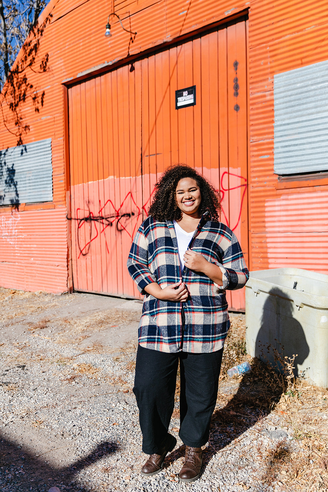 Vagabond Plaid Jacket In TAUPE*** RESTOCKED*** AVAILABLE IN SIZES SMALL-3X!!***