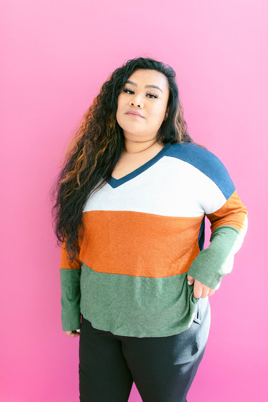 Embrace The Future Striped Top
