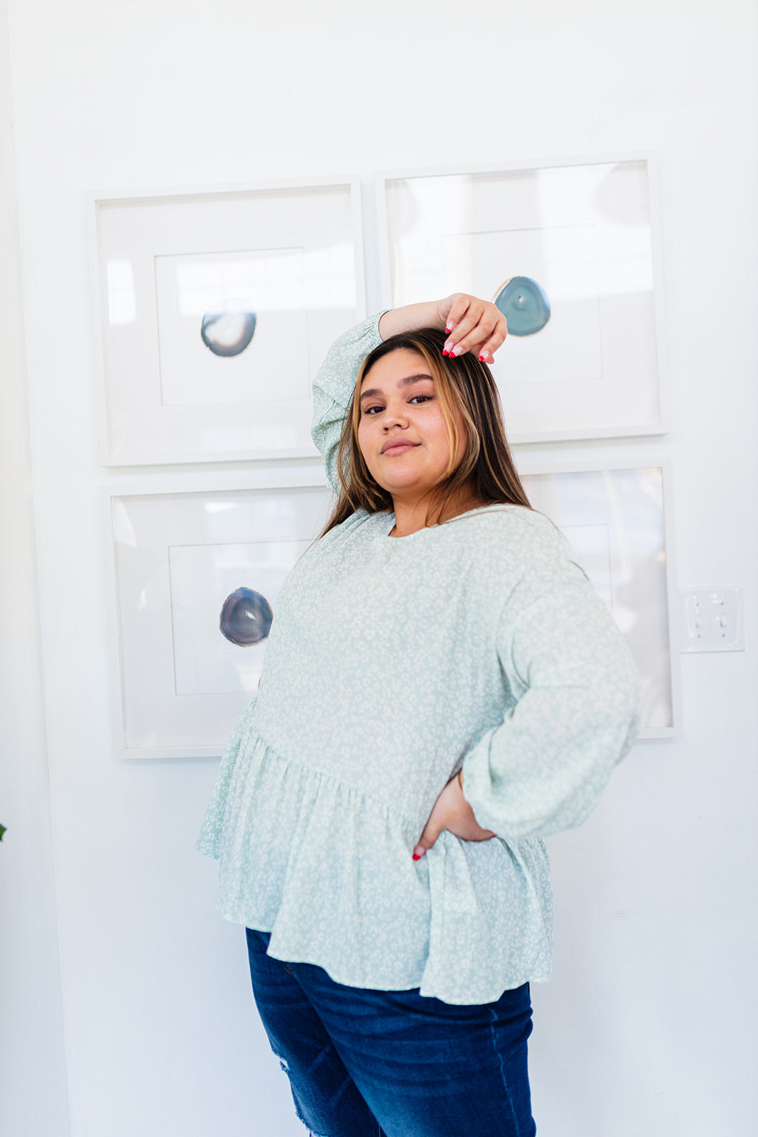 Wild About You Babydoll Top Taby's PIck***