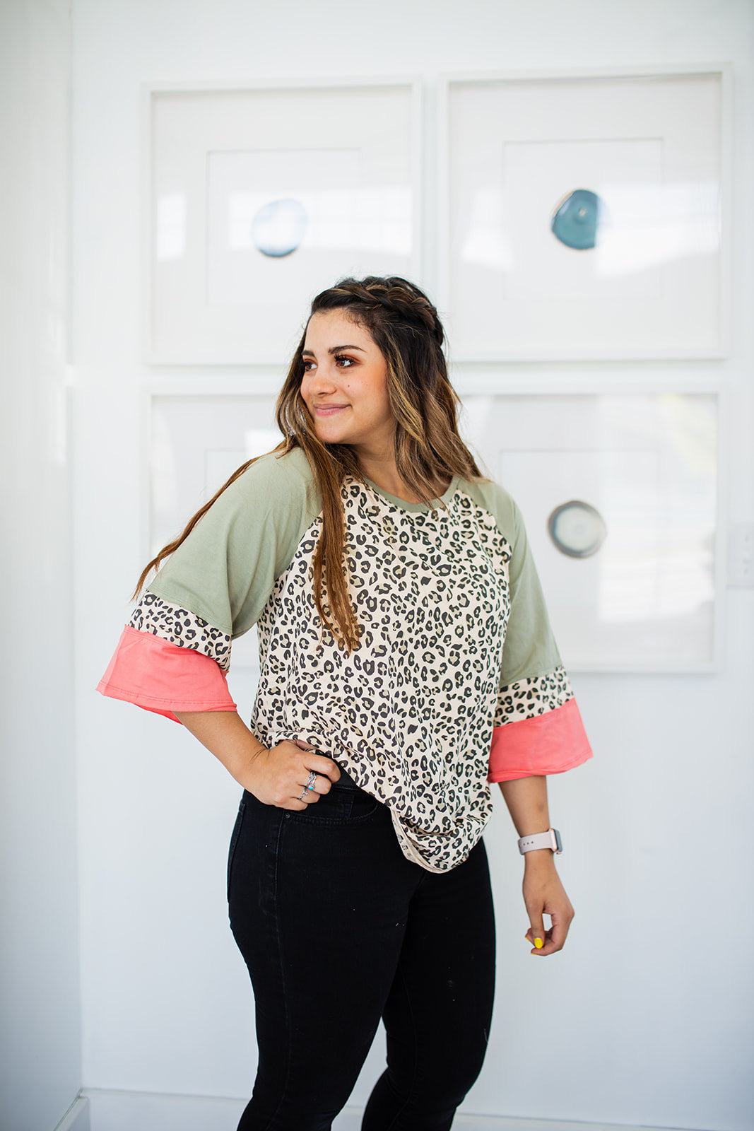 It’s A Vibe Leopard Tee