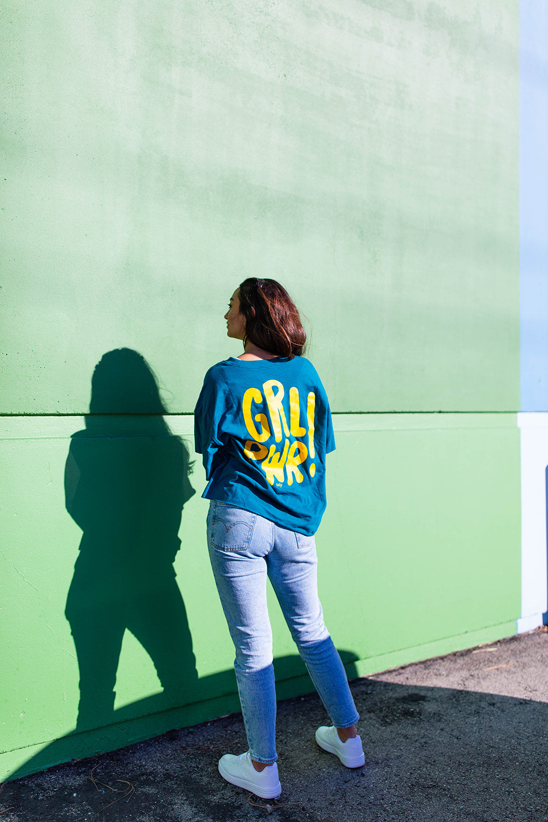 TABY ORIGINAL DESIGN: Girl Power Boxy Knit Top