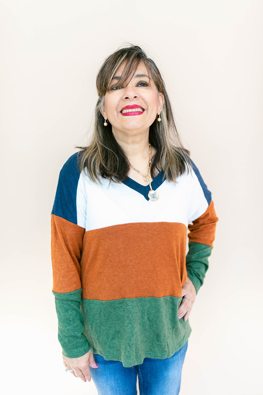 Embrace The Future Striped Top