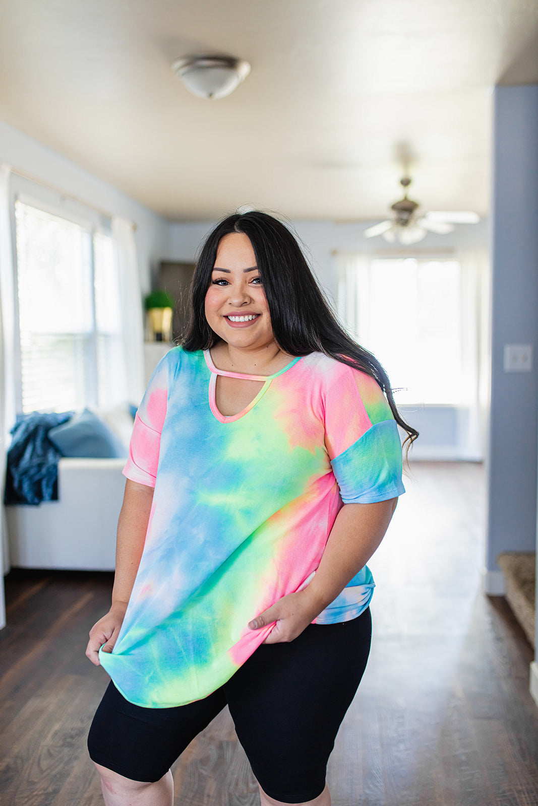 Brisbane Dye Tee in IBIZA COLOR COMBO*** RESTOCKED***