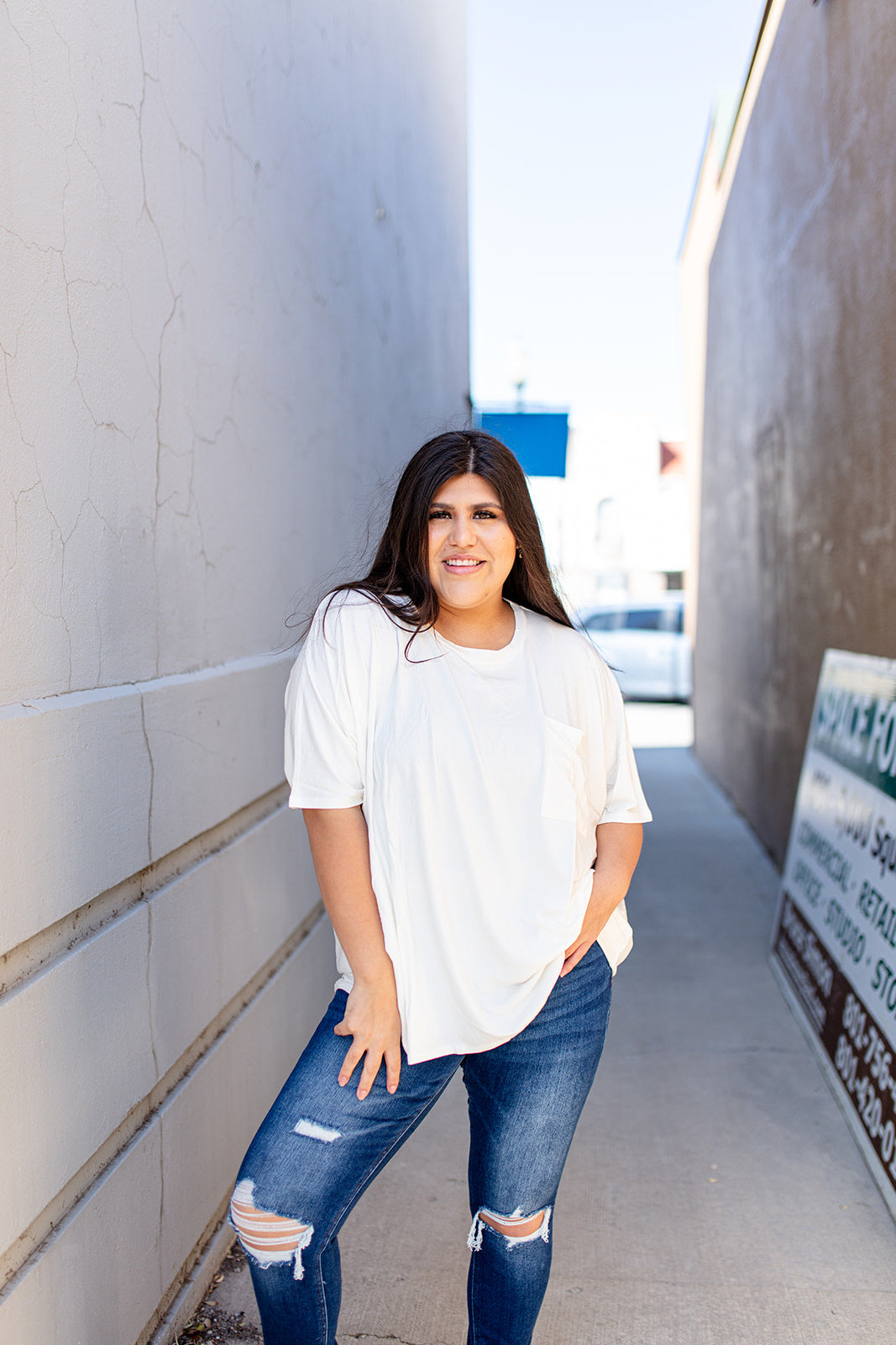 We’re Good Pocket Top In IVORY***