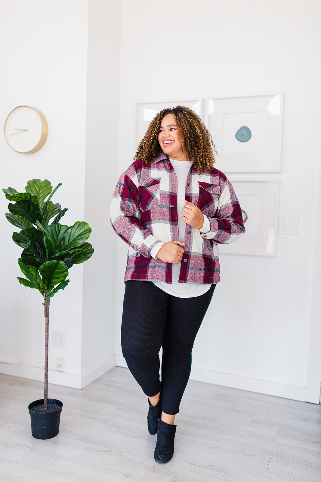 My Baggage Fadin’ Plaid Jacket