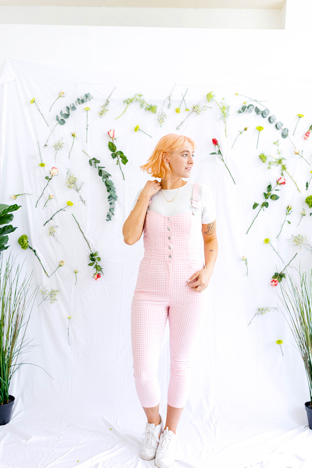 Serendipity Gingham Overalls XS-5X***
