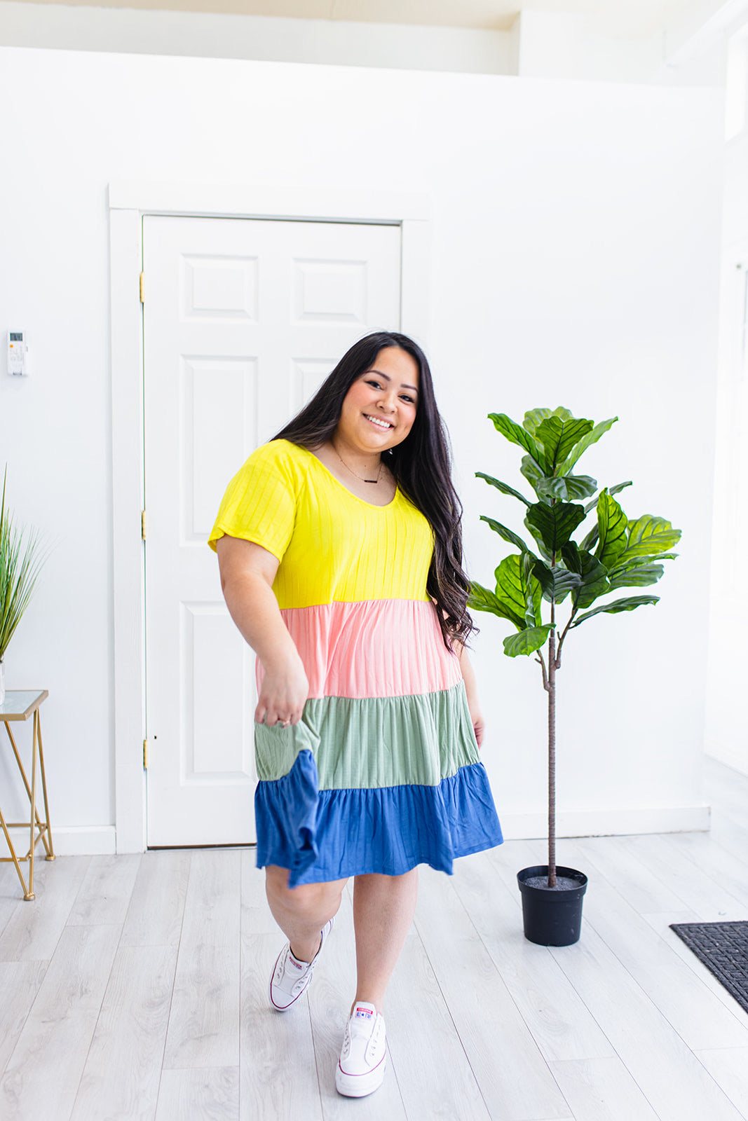 Tried and True Tiered Swing Dress