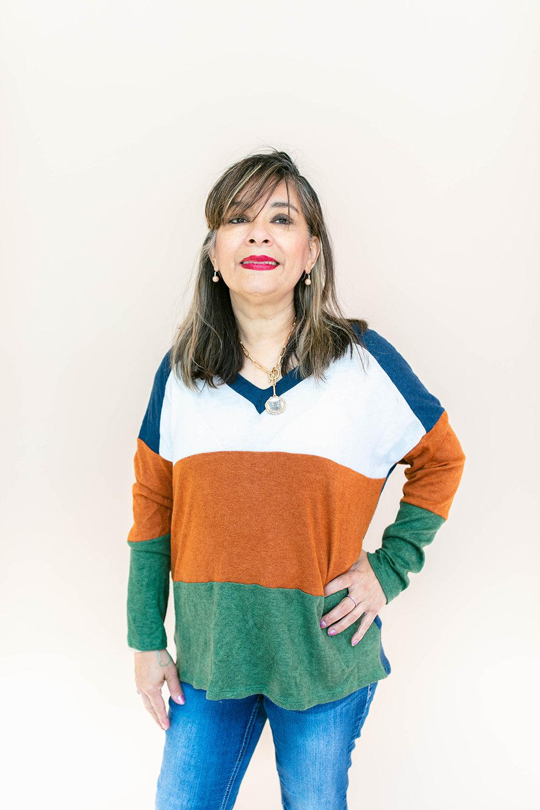 Embrace The Future Striped Top