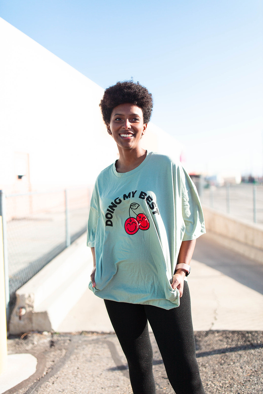 TABY ORIGINAL DESIGN: Doing My Best Boxy Tee RESTOCKED **