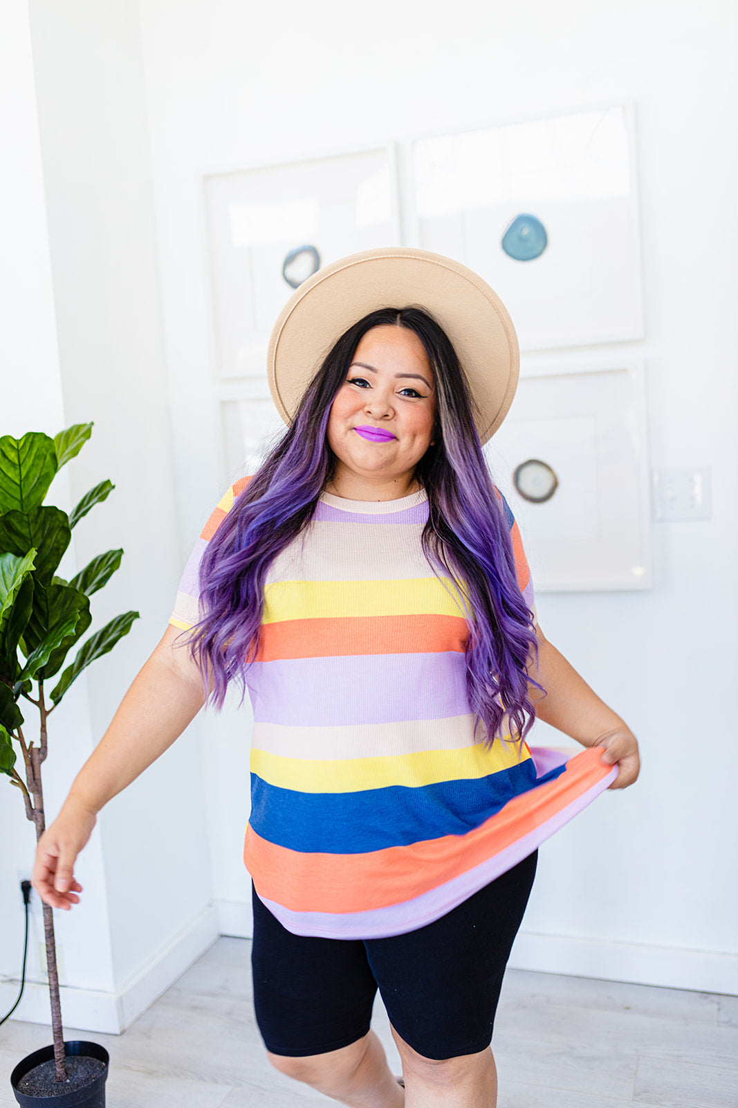 Things I Want Striped Tee