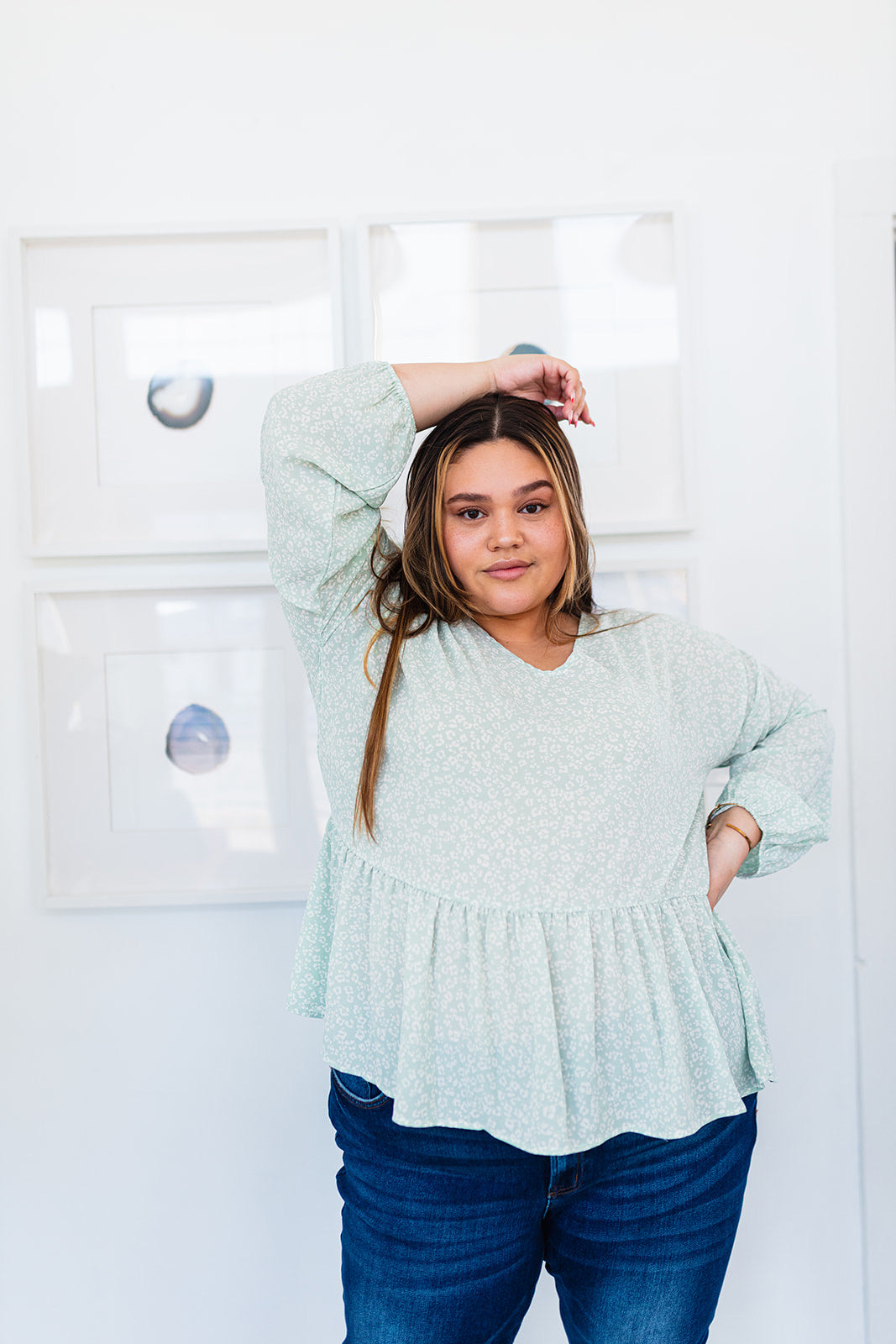 Wild About You Babydoll Top Taby's PIck***