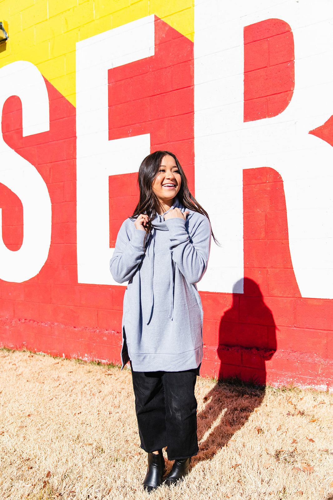 Frankie Funnel Neck Sweater