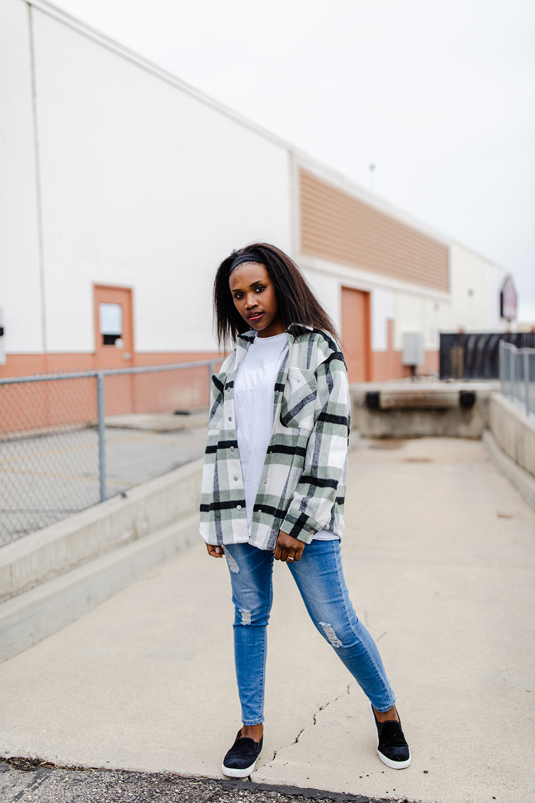 Big On The Internet Jacket In SAGE***